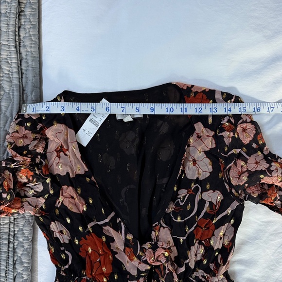 NWT J. Crew Collection Tie-Front Lurex Maxi Dress in Mixed Print - Picture 13 of 13